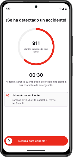 Sistema de Detección de Choques